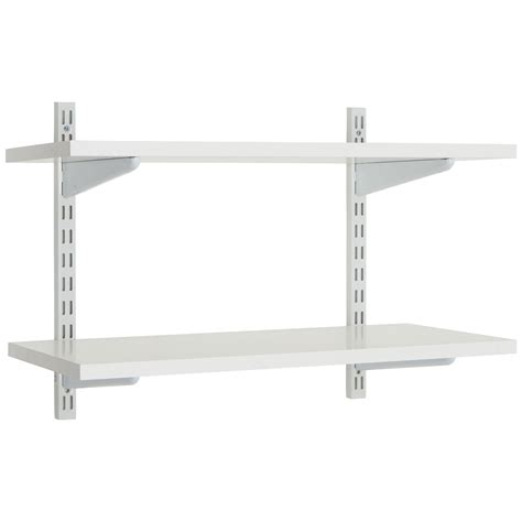 Office Wall Mounted Shelving Kit in White | Free UK Delivery