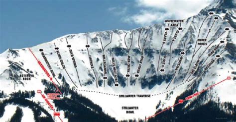 Big Sky Ski Resort Trail Map | Montana Ski Resort Maps