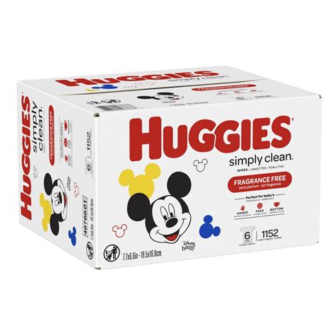 Huggies Simply Clean Fragrance-free Baby Wipes, Refill Pack -1152 count - Earlyyears ecommerce ...