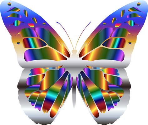 Iridescent Monarch Butterfly 5 Clip Art Image - ClipSafari