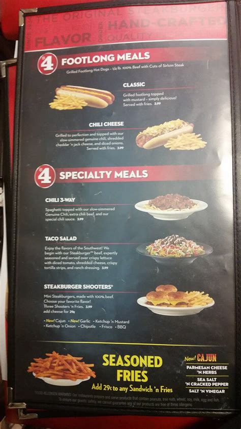 Steak 'n Shake Menu Prices