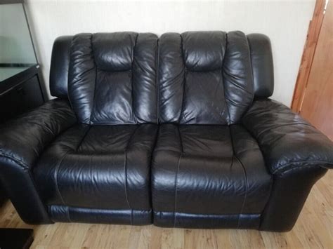 DFS Leather 2 seater recliner sofa | in Portadown, County Armagh | Gumtree