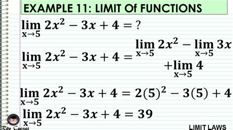 Limit Laws and Evaluating Limits - Owlcation