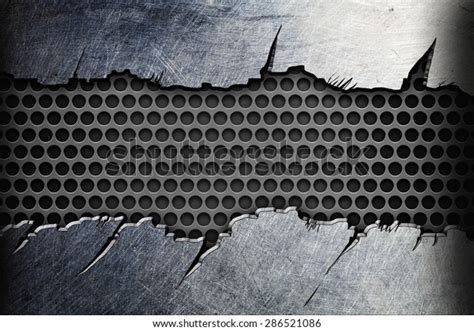 Crack Metal Background Template 库存插图 286521086 | Shutterstock