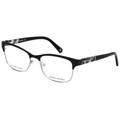 Banana Republic Ladies Black Square Eyeglass Frames Burke02840053