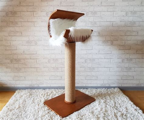 Modern Cat Trees Etsy Real Wood Cats Store | Apartment Therapy