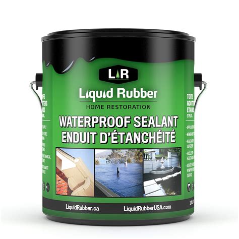 Liquid Rubber Waterproof Sealant - Multi-Surface Leak Repair Indoor and Outdoor Coating, Water ...