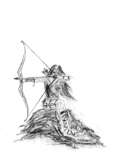 Drawing Celtic Warrior Woman