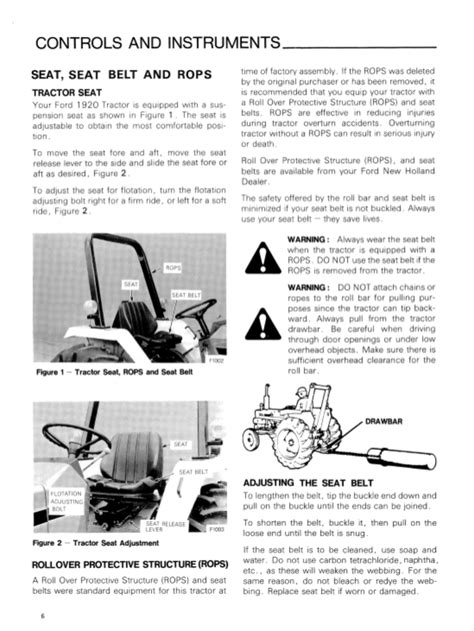 New Holland Ford 1920 Tractor Operator's Manual_42192010 | Auto Repair Manual Forum - Heavy ...