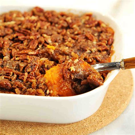 candied yams casserole with pecans