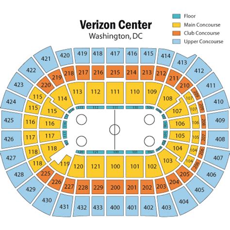 Breakdown Of The Capital One Arena Seating Chart | Washington Capitals & Wizards