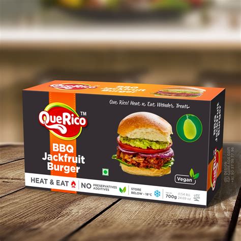 BBQ JACKFRUIT BURGER – Que Rico Exim PVT Ltd.