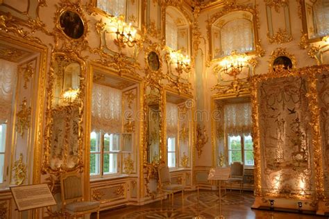 Interior of Grand Palace in Peterhof Editorial Photography - Image of ...