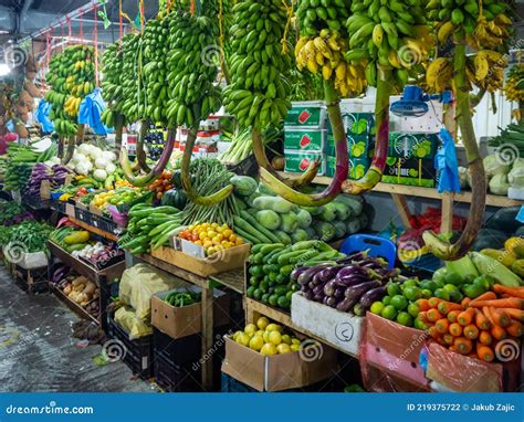 Maldives Islands Fruit Market Street Food, Male City Stock Photo - Image of male, fish: 219375722