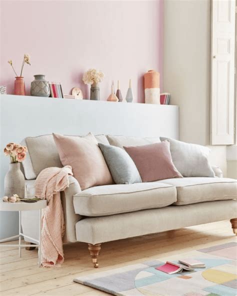 Colour Scheme Idea: Modern Pastels | Pastel living room, Living room color schemes, Pastel room
