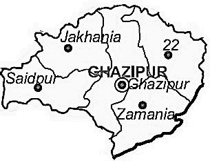 Ghazipur District | Ghazipur District Map