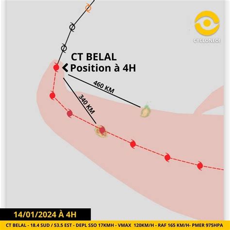 Belal devient cyclone et reste une menace majeure pour La Réunion