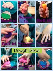 Dough Disco is great fun. The basic concept is for the children to manipulate play dough to ...