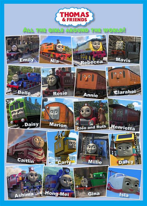 Thomas the Tank Engine female characters by gikestheASD on DeviantArt