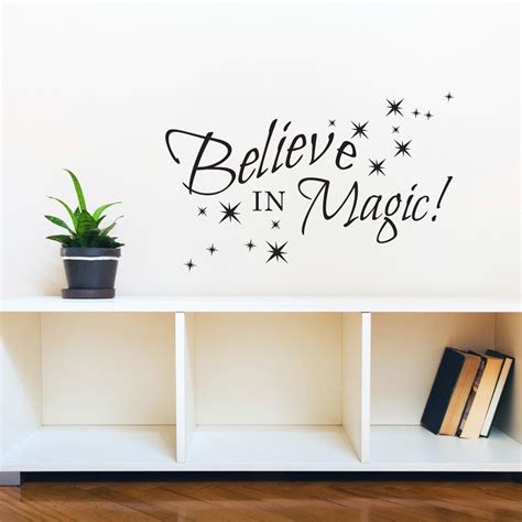 Believe in Magic Quote Wall Decal | Shop Decals from Dana Decals