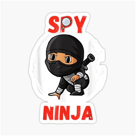 "Cool Spy Gaming Ninjas Gamer Boy Girl Kids Spy Ninja " Sticker for Sale by shandellegra | Redbubble