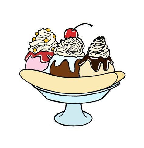 Banana Split Clip Art - ClipArt Best