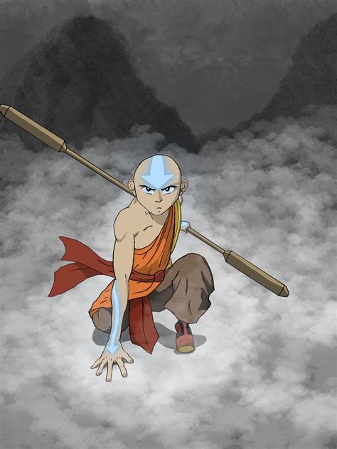 Aang fanart by JPatrickArt on DeviantArt