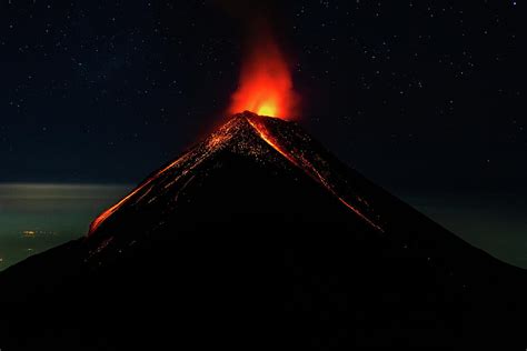 Fuego Volcano Lava Flow Photograph by Kendrix Thomas - Pixels