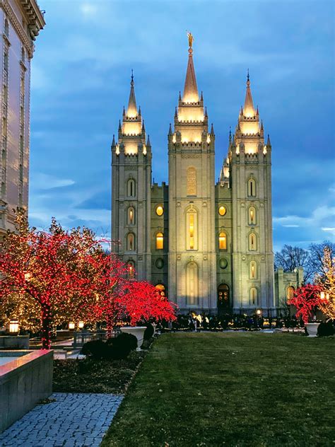 Walking Arizona: Christmas Lights at the Salt Lake Temple, Salt Lake ...