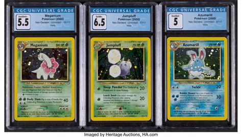 Swirling Holos! Neo Genesis Pokémon Cards Hit Auction At Heritage