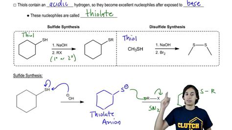 Reactions of Thiols - YouTube