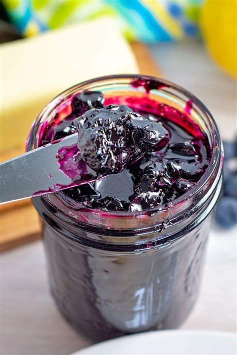 Delicious no-pectin Blueberry Jam Recipe, made with 3 ingredients! It's perfect for slathering ...