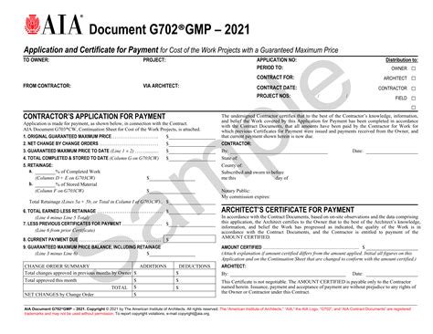 Aia Form G703 Fillable Pdf - Printable Forms Free Online