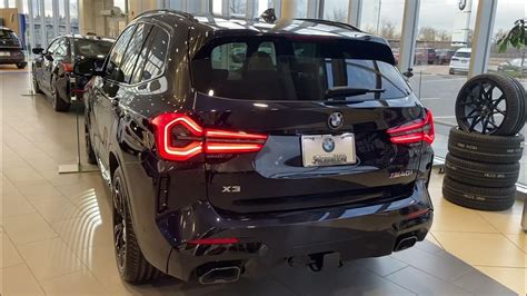 2022 BMW X3 M40i LCI Carbon Black with Oyster Vernasca Lthr - YouTube