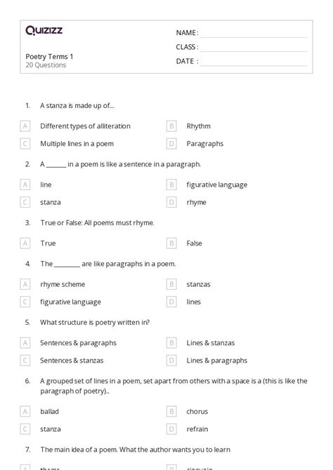 50+ Paragraph Structure worksheets for 8th Grade on Quizizz | Free & Printable