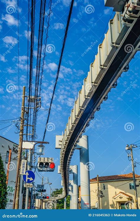 Shonan Monorail and Shonan Streets Stock Image - Image of weather, monorail: 216045363