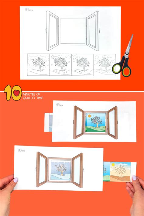 4 Seasons Window Craft – 10 Minutes of Quality Time