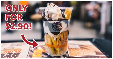 Burger King Has New Mashed Up Fries For Those Who Love French Fries With Ice Cream