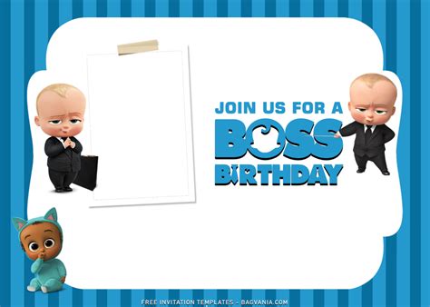 Boss Baby Invitation Template