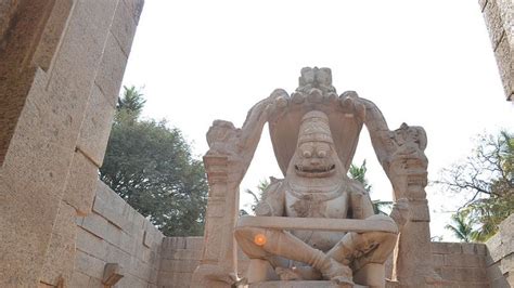 Sri Lakshmi Narasimha Temple - Hampi | Sri Lakshmi Narasimha Temple Photos, Sightseeing ...