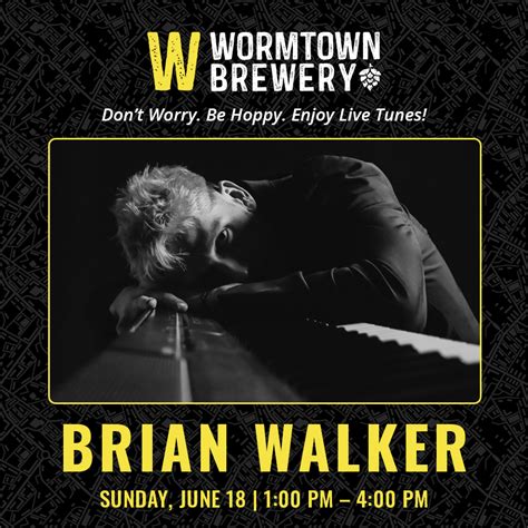 Wormtown Brewery – Live Music: Brian Walker | Patriot Place