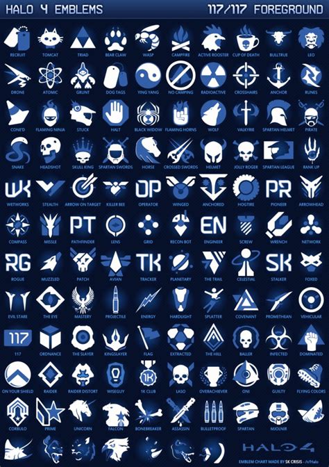 Halo 4 Vector Emblem Pack - Halo Diehards