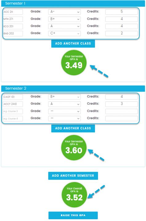 College GPA Calculator