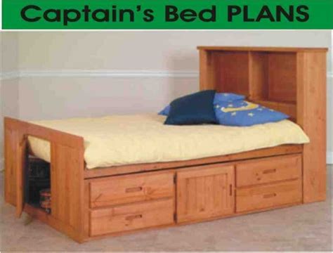 10 Fresh Captains Bed Woodworking Plans | Captains bed, Twin captains bed, Murphy bed plans