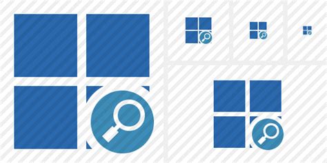 Windows Search Icon. Symbol Color. Professional Stock Icon and Free Sets - awicons.com