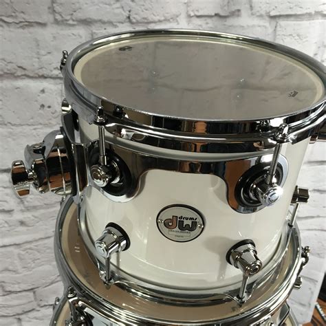 DW Design Series White 4 Piece Drum Set - Evolution Music