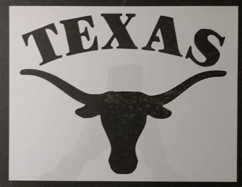 Texas Longhorns Custom Stencil – My Custom Stencils