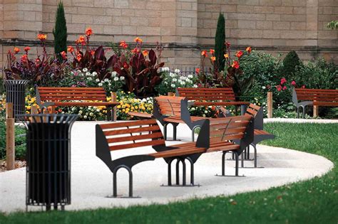 Commercial Benches | Metal & Wooden Park Benches | MRC Recreation