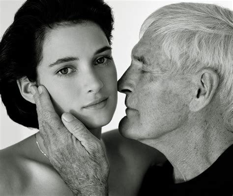 Winona Ryder and her godfather Timothy Leary, 1989, photo by Herb Ritts ...