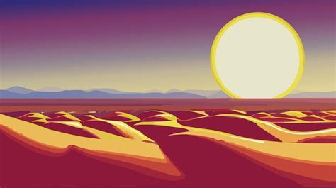 Premium Vector | Desert Vector illustration Vector art